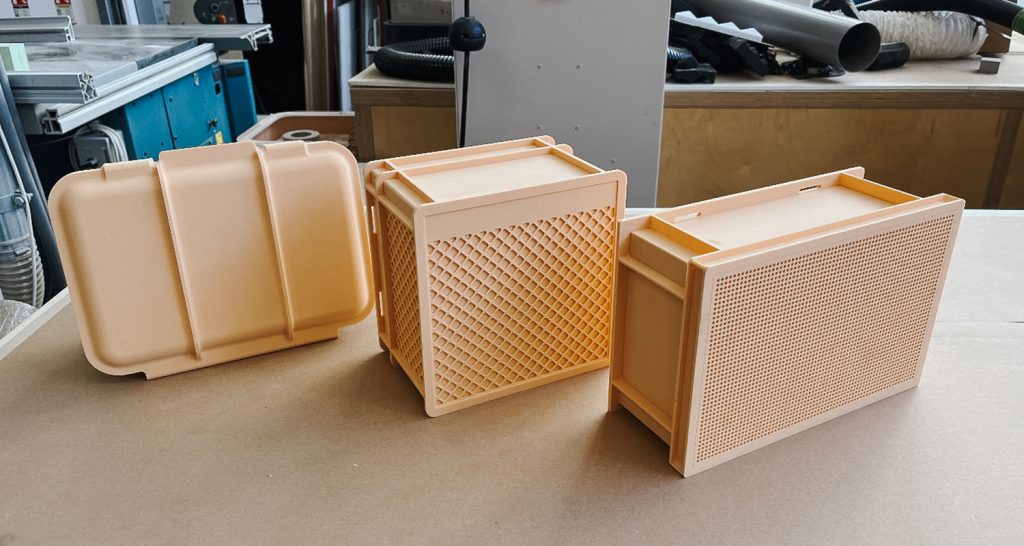 prototypes de l'enceinte Bluetooth MYND